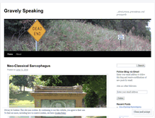 Tablet Screenshot of gravelyspeaking.com